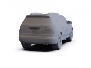 GMC Acadia 2011 PRE-SUPPORTED 3D Model