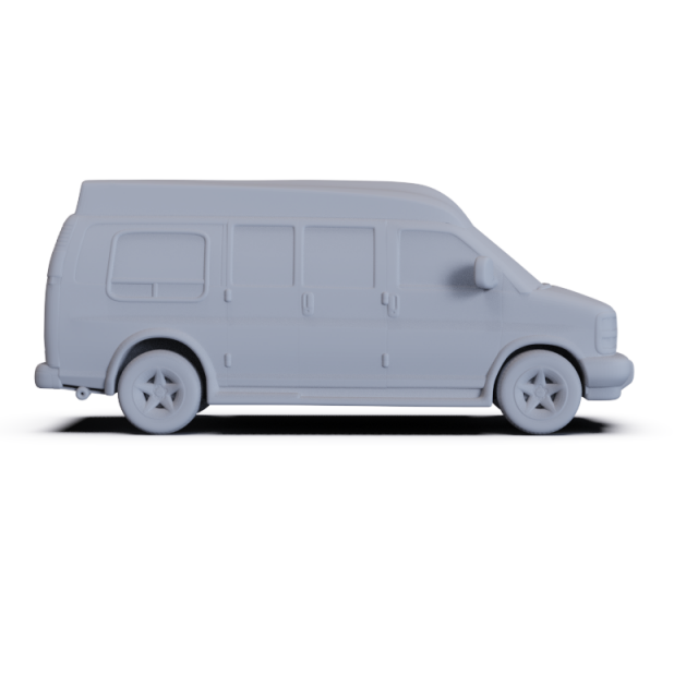GMC Savana YF7 Upfitter 1997 PRE SUPPORTED 3D in 3DExport