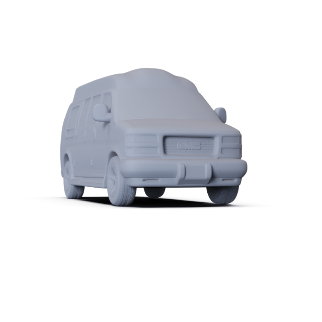 GMC Savana YF7 Upfitter 1997 PRE SUPPORTED 3D in 3DExport