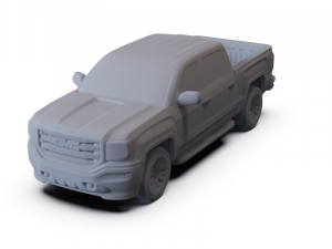 GMC Sierra 1500 All Terrain 2017 PRE-SUPPORTED 3Dモデル