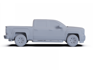 GMC Sierra 1500 All Terrain 2017 PRE-SUPPORTED Model 3D