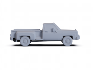 GMC Sierra Grande 454 1979 PRE-SUPPORTED Modelo 3D