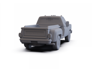 GMC Sierra Grande 454 1979 PRE-SUPPORTED Modelo 3D