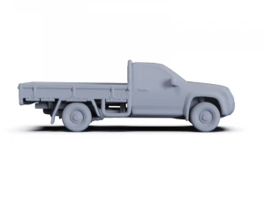 Holden Colorado Alloy Tray LX 2008 PRE-SUPPORTED 3D Model
