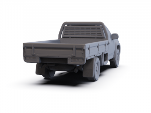 Holden Colorado Alloy Tray LX 2008 PRE-SUPPORTED Model 3D