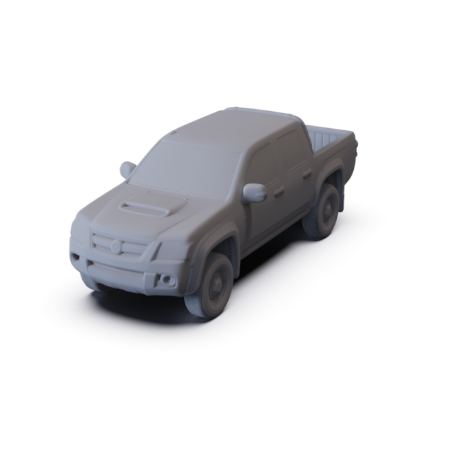 Holden Colorado LX 2008 PRE-SUPPORTED 3D Model .c4d .max .obj .3ds .fbx .stl .blend 