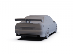 Holden Commodore Race Car 1993 PRE-SUPPORTED 3D Model