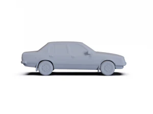 Holden Commodore Sedan 1981 PRE-SUPPORTED 3D Model