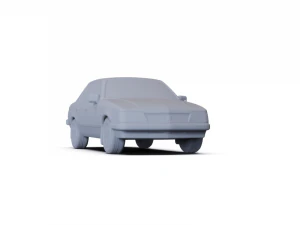 Holden Commodore Sedan 1981 PRE-SUPPORTED 3D Model