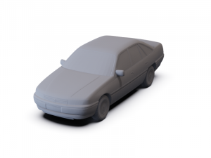 Holden Commodore Sedan 1988 PRE-SUPPORTED 3D Модель