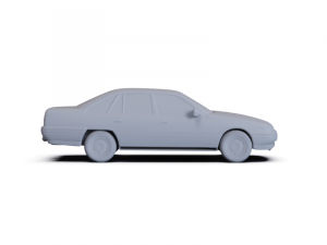 Holden Commodore Sedan 1988 PRE-SUPPORTED 3D 모델