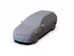 Holden Commodore Sportwagon Evoke 2013 PRE-SUPPORTED 3D Model