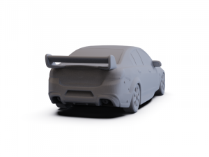 Holden Commodore Supercar 2013 PRE-SUPPORTED 3D Model