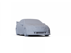 Holden Commodore Supercar 2013 PRE-SUPPORTED 3D Model