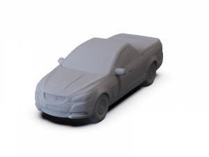 Holden Commodore Ute Evoke 2013 PRE-SUPPORTED 3D Модель