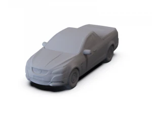 Holden Commodore Ute Evoke 2013 &Ouml;NCEDEN DESTEKLENMİŞTİR 3D Model