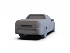 Holden Commodore Ute Evoke 2013 PRE-SUPPORTED 3D 모델