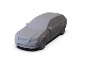 Holden Commodore VE Sportwagon 2012 PRE-SUPPORTED 3D Model