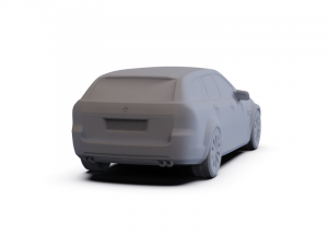 Holden Commodore VE Sportwagon 2012 PRE-SUPPORTED 3D Model