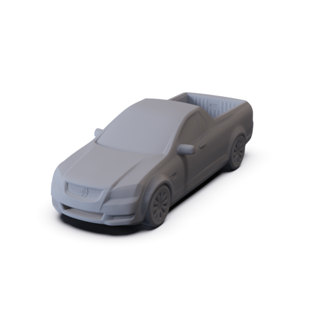 Holden Commodore VE Ute 2012 PRE-SUPPORTED 3D Модель .c4d .max .obj .3ds .fbx .stl .blend 