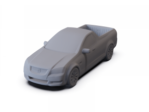 Holden Commodore VE Ute 2012 PRE-SUPPORTED 3D Модель