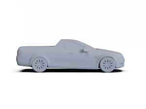 Holden Commodore VE Ute 2012 PRE-SUPPORTED 3D Model