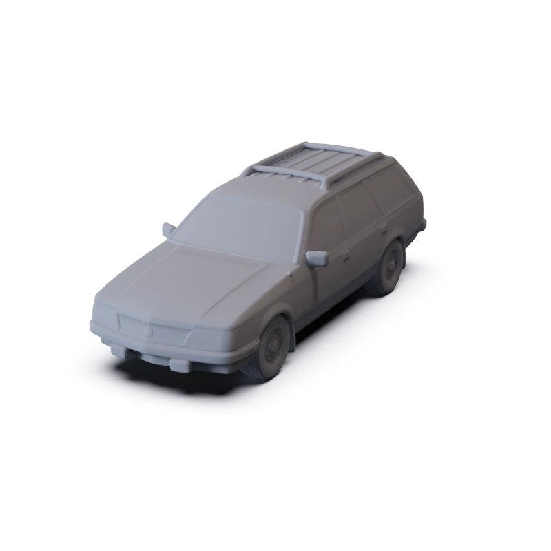 Holden Commodore Wagon 1981 PRE-SUPPORTED 3D Model .c4d .max .obj .3ds .fbx .stl .blend 
