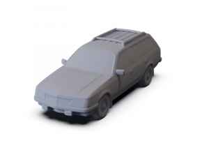 Holden Commodore Wagon 1981 PRE-SUPPORTED Modèle 3D