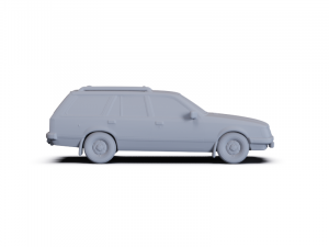 Holden Commodore Wagon 1981 PRE-SUPPORTED Modello 3D