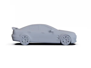 Holden HSV GTS 2012 PRE-SUPPORTED 3D Model