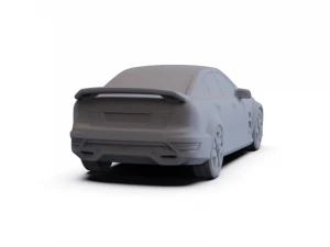 Holden HSV GTS 2012 PRE-SUPPORTED 3D Model