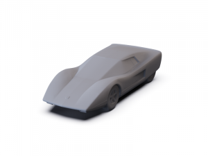 Holden Hurricane Concept 1969 PRE-SUPPORTED 3D Model