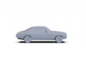 Holden Monaro Coupe GTS 350 1971 PRE-SUPPORTED 3D Model