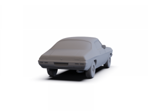 Holden Monaro Coupe GTS 350 1971 PRE-SUPPORTED 3D Model