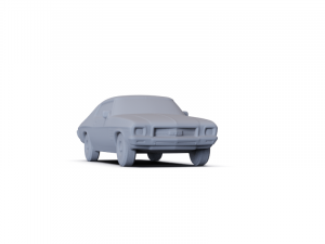 Holden Monaro Coupe GTS 350 1971 PRE-SUPPORTED 3D Model