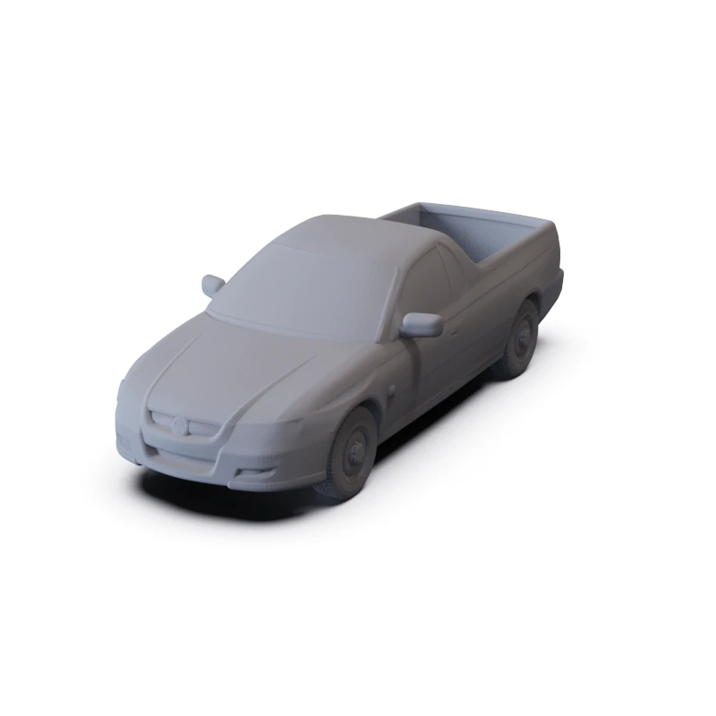Holden Ute 2004 PRE-SUPPORTED 3D Model .c4d .max .obj .3ds .fbx .stl .blend 