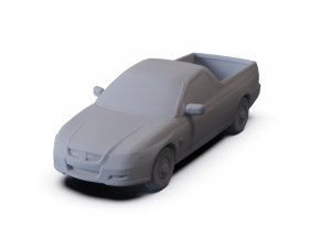 Holden Ute 2004 PRE-SUPPORTED 3D मॉडल