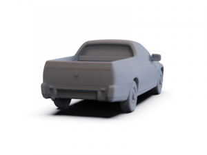 Holden Ute 2004 PRE-SUPPORTED 3D 모델