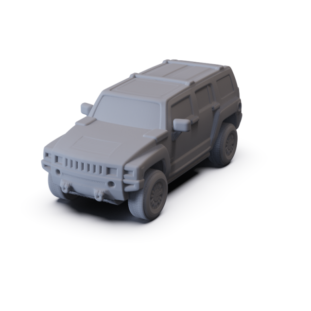 Hummer H3 2010 PRE-SUPPORTED Modèle 3D .c4d .max .obj .3ds .fbx .stl .blend 