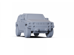 Hummer H3 2010 PRE-SUPPORTED Modèle 3D