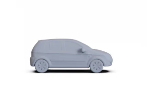Hyundai Getz 2006 PRE-SUPPORTED 3D Model