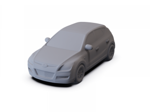Hyundai I30 2010 PRE-SUPPORTED 3D मॉडल