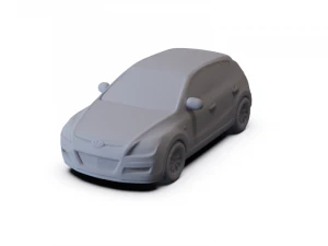 Hyundai I30 2010 PRE-SUPPORTED 3D Model
