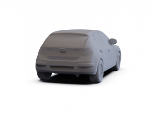 Hyundai I30 2010 PRE-SUPPORTED 3D Model
