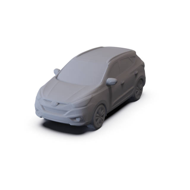 Hyundai ix35 Tucson 2013 3D model - Download Vehicles on