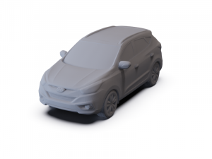 Hyundai Ix35 Tucson 2011 PRE-SUPPORTED Modelo 3D