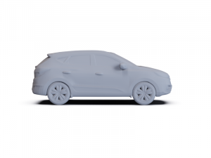 Hyundai Ix35 Tucson 2011 PRE-SUPPORTED 3D Model
