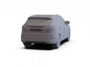 Hyundai Ix35 Tucson 2011 PRE-SUPPORTED 3D Model