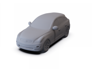 Infiniti EX 2009 PRE-SUPPORTED Modèle 3D