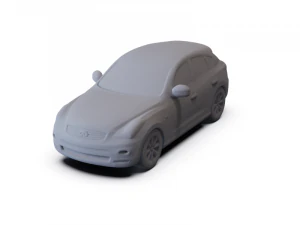 Infiniti EX 2009 PRE-SUPPORTED 3D Model